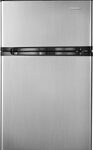 Insignia™ - 3.0 Cu. Ft. Compact Refrigerator - Fingerprint Free Stainless Look