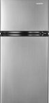 Insignia™ - 4.3 Cu. Ft. Compact Refrigerator - Fingerprint Free Stainless Look