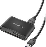 Insignia™ - USB 3.0 Multiformat Memory Card Reader - Black