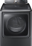 Samsung - 9.5 Cu. Ft. 15-Cycle Electric Dryer with Steam - Platinum