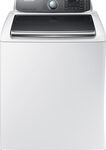 Samsung - 5.6 Cu. Ft. 15-Cycle High-Efficiency Steam Top-Loading Washer - White