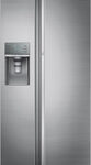 Samsung - Showcase 28.7 Cu. Ft. Side-by-Side Refrigerator with Thru-the-Door Ice and Water - Stainless Steel