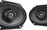 Kenwood - 6" x 8" 3-Way Car Speakers with Paper Cones (Pair) - Black