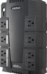 CyberPower - 450VA Battery Back-Up System - Black