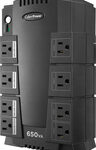 CyberPower - 650VA Battery Back-Up System - Black