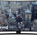 Samsung - 55" Class (54.6" Diag.) - LED - Curved - 2160p - Smart - 4K Ultra HD TV - Black