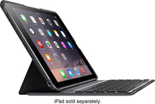 Belkin - Ultimate Pro Keyboard Case for Apple® iPad® Air 2 - Black/Gray - Image 1