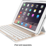 Belkin - Ultimate Pro Keyboard Case for Apple® iPad® Air 2 - Gold/White