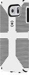 Speck - Candyshell Grip Case for Samsung Galaxy S 6 Edge Cell Phones - White/Black