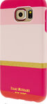 Isaac Mizrahi New York - Pink Stripes Case for Samsung Galaxy S6 Cell Phones - Pink/Multi
