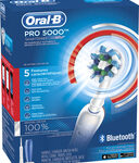 Oral-B - Pro 5000 Smart Rechargeable Bluetooth Toothbrush - White
