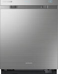 Samsung - WaterWall Chef Collection 24" Built-In Dishwasher with Stainless Steel Tub - Stainless Steel