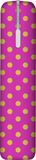 PNY - PowerPack T2600 USB Rechargeable External Battery - Pink/Gold - Image 1