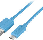 Insignia™ - 3' Micro USB-to-USB Type A Charge-and-Sync Cable - Horizon Blue