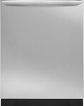 Frigidaire - Gallery 24" Tall Tub Built-In Dishwasher - Stainless-Steel