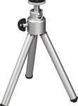 Insignia™ - 5.5" Mini Tripod - Aluminum Silver Shine
