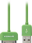 Dynex™ - Apple MFi Certified 3' Apple® 30-Pin Cable - Green