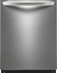 LG - SteamDishwasher 24" Tall Tub Built-In Dishwasher - Stainless-Steel