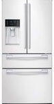 Samsung - 24.7 Cu. Ft. 4-Door French Door Refrigerator with Thru-the-Door Ice and Water - White