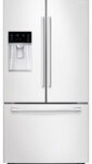 Samsung - 28.1 Cu. Ft. French Door Refrigerator with Thru-the-Door Ice and Water - White