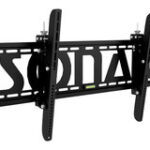 Sonax - Tilting TV Wall Mount for Most 32" - 90" Flat-Panel TVs - Black