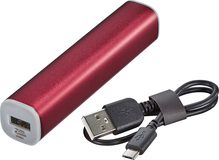 Insignia™ - Portable Charger - Red - Image 1