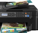 Epson - WorkForce ET-4550 EcoTank Wireless All-In-One Printer - Black