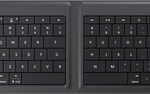 Microsoft - Universal Wireless Foldable Keyboard for Mobile Devices - Black