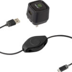 ReTrak - Micro USB Wall Charger - Black
