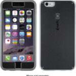 Speck - MightyShell Case and Faceplate for Apple® iPhone® 6 Plus and 6s Plus - Black/Gray
