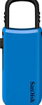 SanDisk - Cruzer U 16GB USB 2.0 Type A Flash Drive - Blue