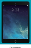 Logitech - BLOK Protective Shell for Apple® iPad® mini, iPad mini 2 and iPad mini 3 - Teal/Blue - Image 1