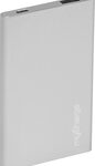 myCharge - RAZOR PLUS USB Portable Power Bank - Silver