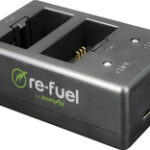 DigiPower - Double Battery Charger - Black