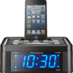 Insignia™ - Digital FM Dual-Alarm Clock Radio - Black