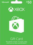 Microsoft - $50 Xbox Gift Card