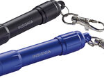 Insignia - Mini Aluminum LED Flashlights (2-Pack) - Black/Blue