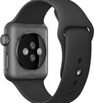 Apple - Sport Band for Apple Watch™ 38mm - Black with Steel Pin