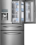 Samsung - Showcase 27.8 Cu. Ft. 4-Door French Door Refrigerator - Stainless Steel