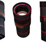 SmartLens - 8X Zoom Clip-On Camera Lens - Black