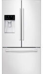 Samsung - 22.5 Cu. Ft. Counter-Depth French Door Refrigerator with Thru-the-Door Ice and Water - White
