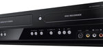 Magnavox - DVD Player/VCR with 2-Way Dubbing - Black