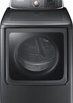 Samsung - 9.5 Cu. Ft. 15-Cycle Steam Gas Dryer - Platinum
