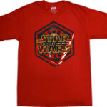 Disney - Star Wars The Force Awakens Men's T-Shirt (Small) - Red