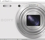 Sony - DSC-WX350 18.2-Megapixel Digital Camera - White