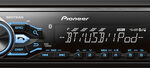 Pioneer - Built-In Bluetooth Apple® iPod®-Ready In-Dash Receiver with Detachable Faceplate and Remote - Blue