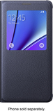 Samsung - S-View Case for Samsung Galaxy Note 5 Cell Phones - Blue/Black - Image 1