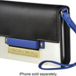 Christian Siriano - Folio Case for Apple® iPhone® 6 Plus and 6s Plus - Black/White/Blue/Gold