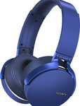 Sony - Extra Bass Over-the-Ear Bluetooth Headphones - Blue