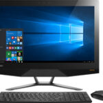 Lenovo - IdeaCentre 23.8" 4K Ultra HD Touch-Screen All-In-One - Intel Core i5 - 8GB Memory - 1TB+8GB Hybrid Hard Drive - Black